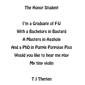 the honor student